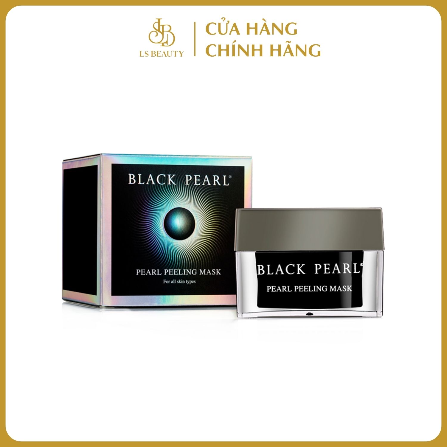 Mặt Nạ Tẩy Tế Bào Chết Ngọc Trai Black Pearl - Pearl Peeling Mask (Phiên Bản 2020) - Giảm Thiểu Tế Bào Chết, Giảm Thiểu Mụn Cám, Giúp Làn Da Sáng Mịn Tự Nhiên