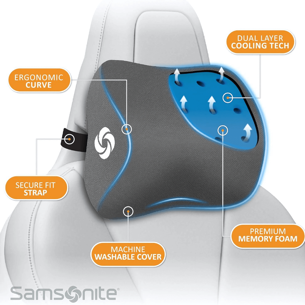 Gối tựa cổ Samsonite Cooling Technology hàng chính hãng