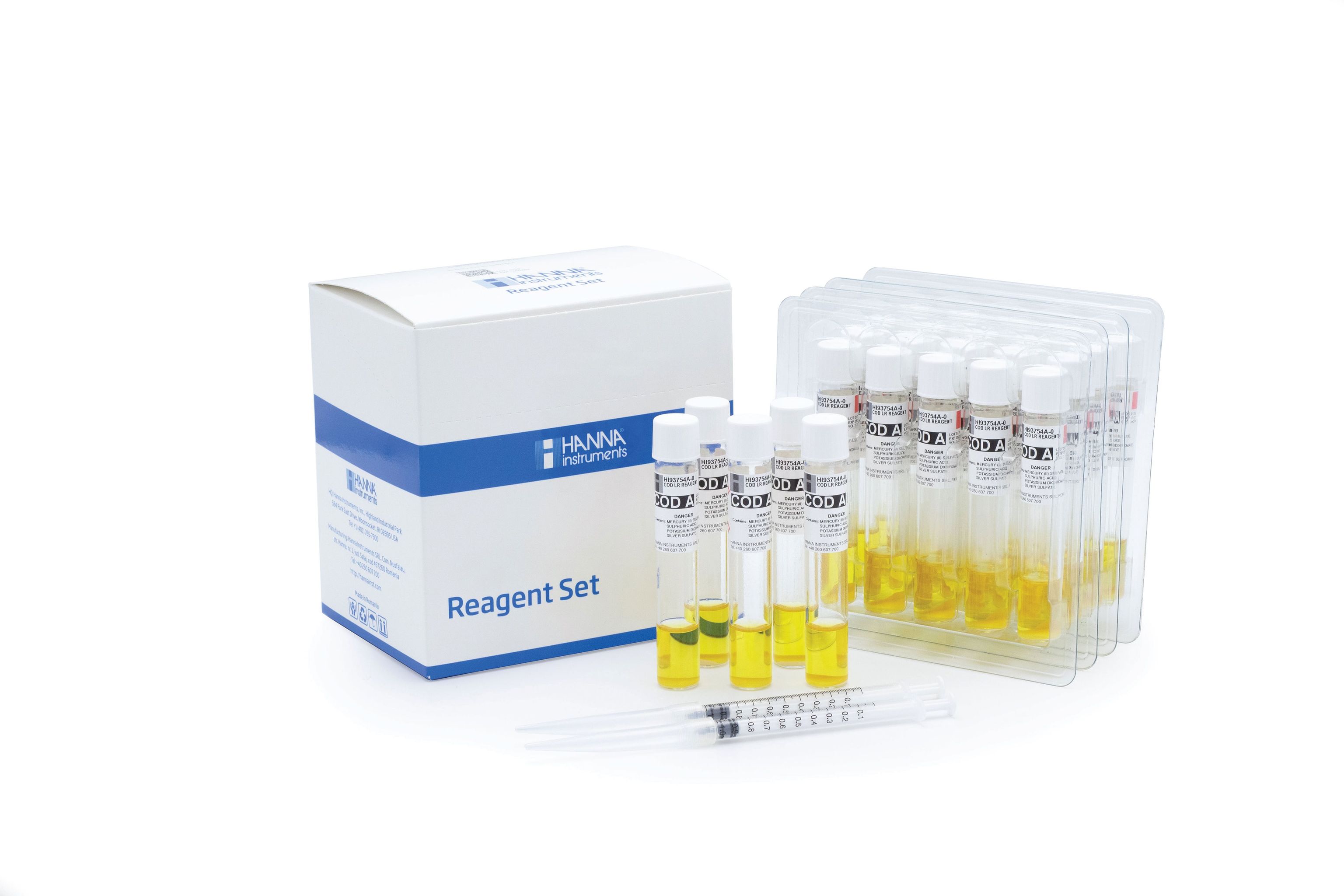 Thuốc Thử COD Thang Thấp Theo Phương Pháp EPA, 25 Ống HI93754A-25