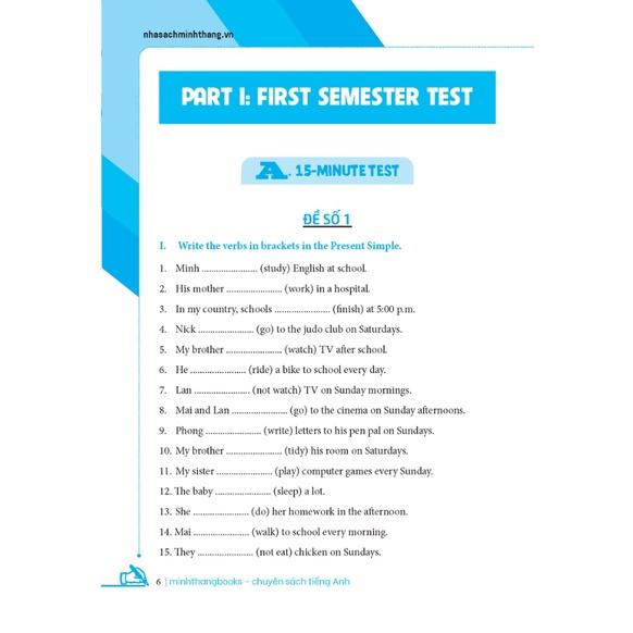 Sách - GLOBAL SUCCESS Bộ đề kiểm tra tiếng Anh lớp 6 tập 1