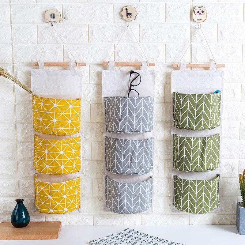 Túi treo tường 3 ngăn đựng đồ tiện dụng 2355 THẾ GIỚI TIỆN ÍCH
