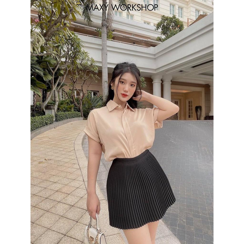 Quần váy xếp li pleated skirt Maxy Workshop