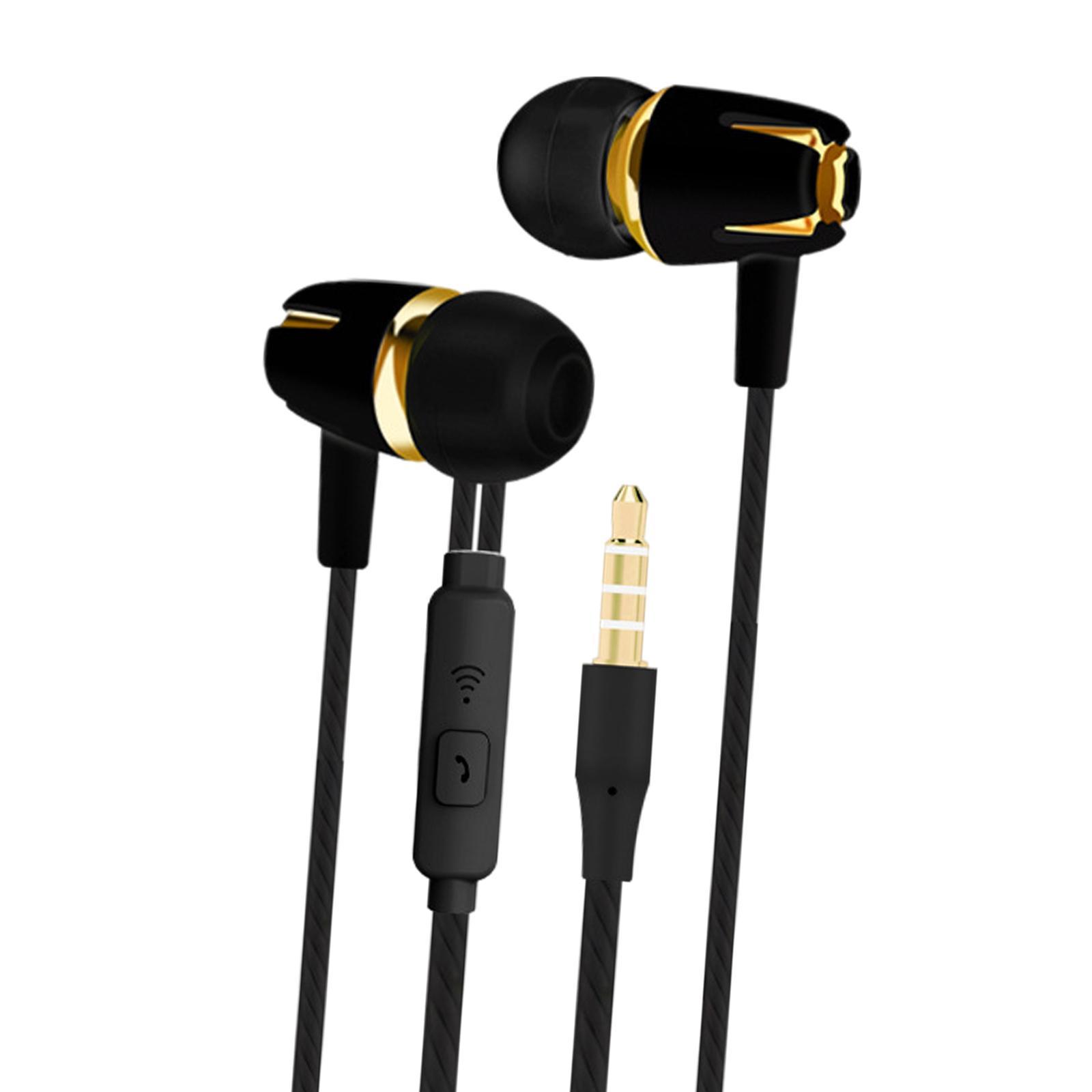 3.5mm Wired Headphones Headset In-Ear Earphone