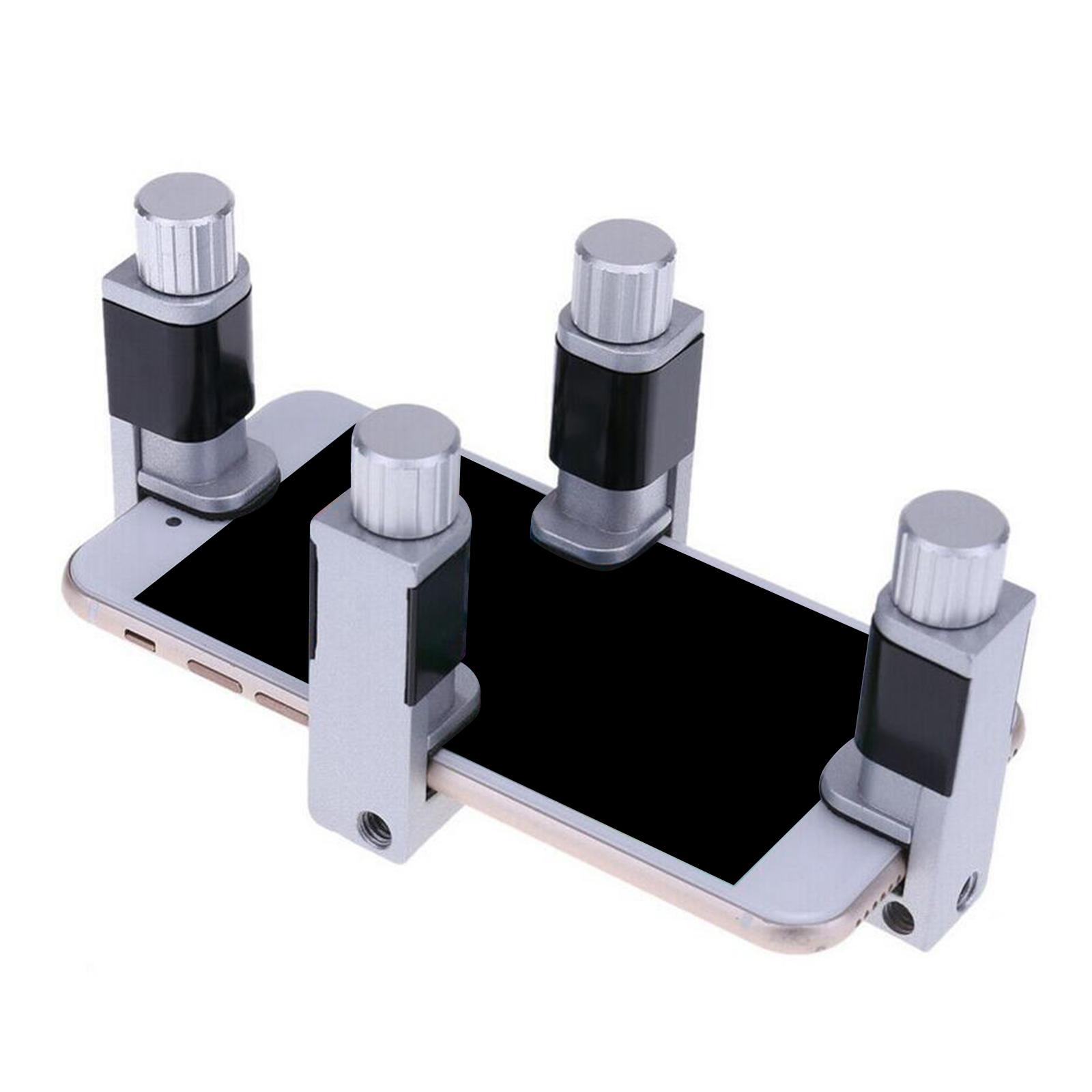 Adjustable Phone Screen Fastening Clamp Clip, Frame Clamp Tool Universal for Phone Tablet LCD Screen Replacement, Screen Repair Clamp with Rubber Pad