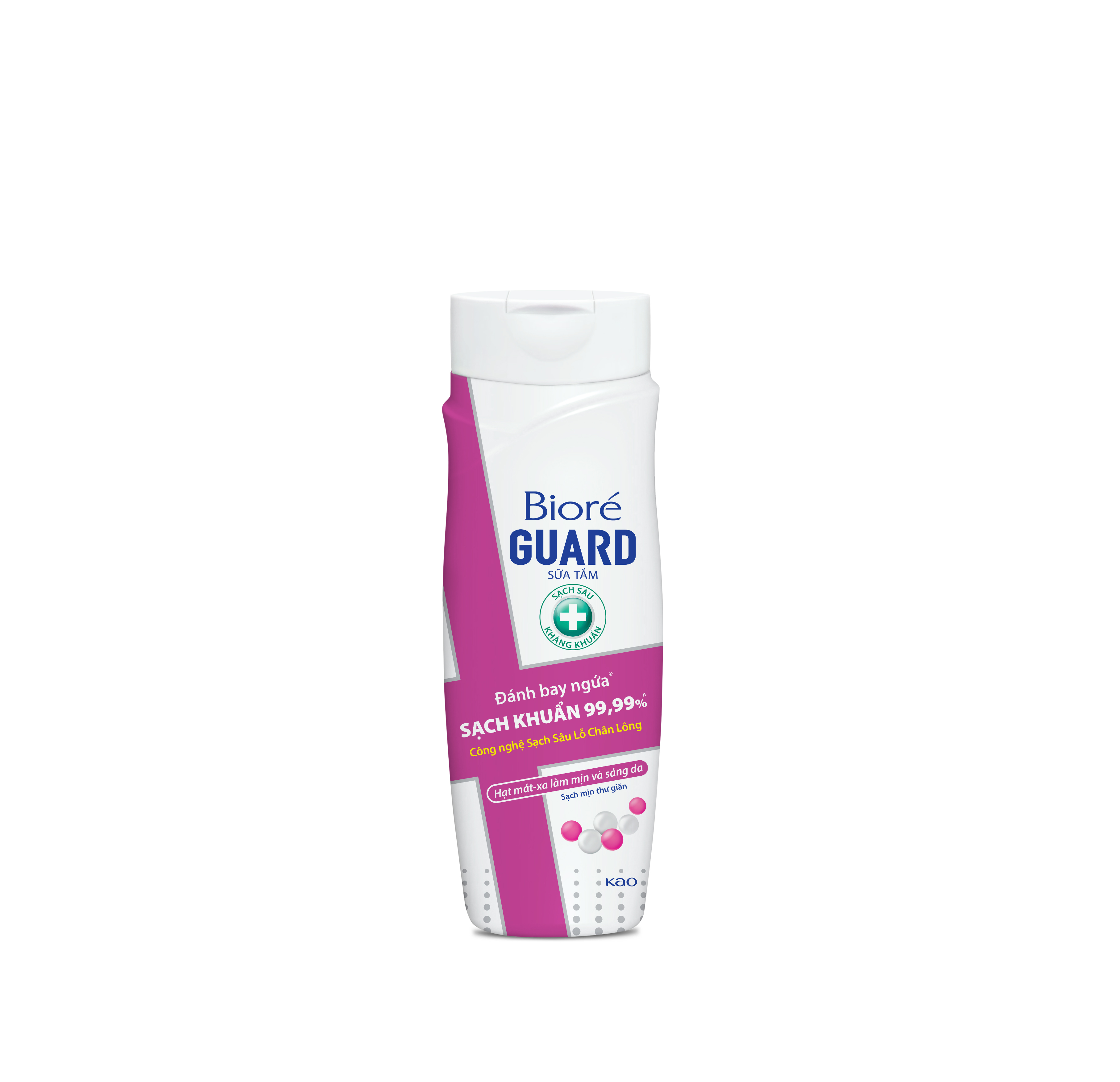 Sữa Tắm Sạch Sâu Kháng Khuẩn Sạch Mịn Thư Giãn Biore Guard 220g