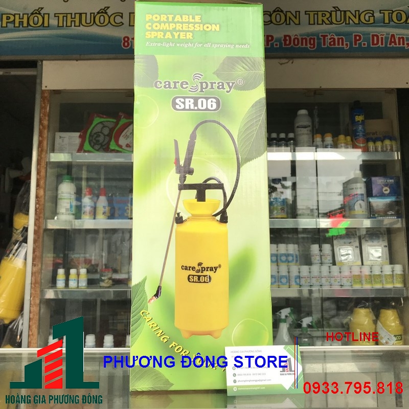 Bình bơm phun xịt thuốc DUDACO SR.06 _ 6 lít