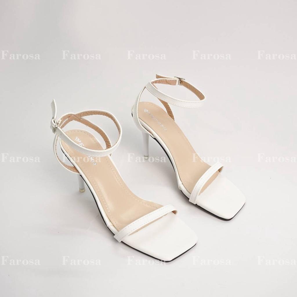 Giày sandal nữ cao gót 7cm quai mảnh FAROSA - V74 gót nhọn lên chân cực xinh