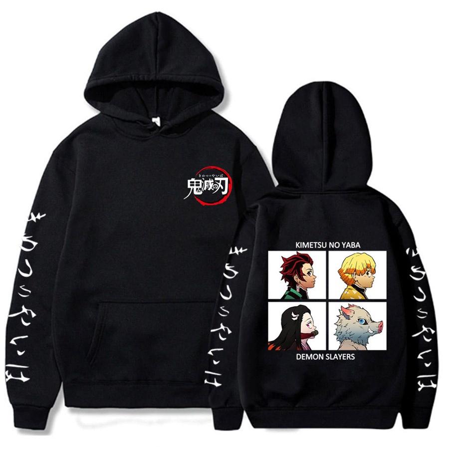 Áo hoodie nam nữ Kimetsu No Yaiba 3, Vải Nỉ Ngoại Dầy Dặn, Anam Store