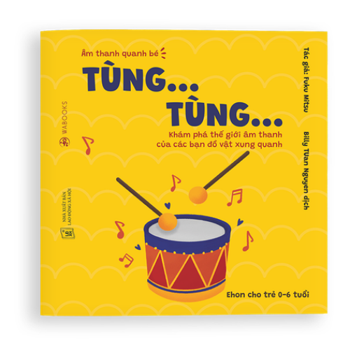 Ehon Nhật Bản - Âm Thanh Quanh Bé - Combo Bộ Sách 3 Quyển (Bé 0-4 Tuổi)- &quot;Leng Keng&quot; ; &quot;Tùng Tùng&quot;; &quot;Ùm... Bò&quot;