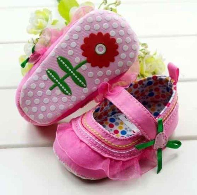 Giầy tập đi đế vải sơ sinh