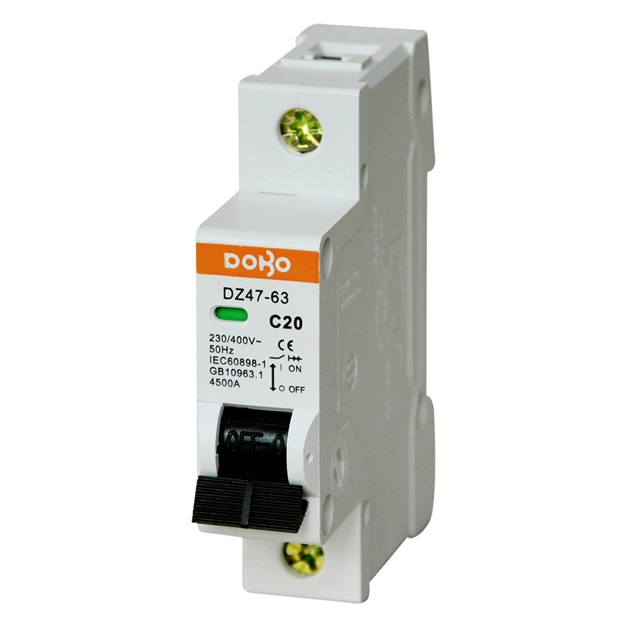 Cầu Dao Tự Động 1 Pha Dobo Electric Korea - Trắng