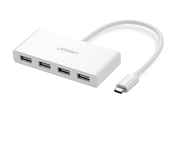 Cáp USB-C To 4 Cổng USB 3.0 Ugreen 40379 - Hàng Chính Hãng