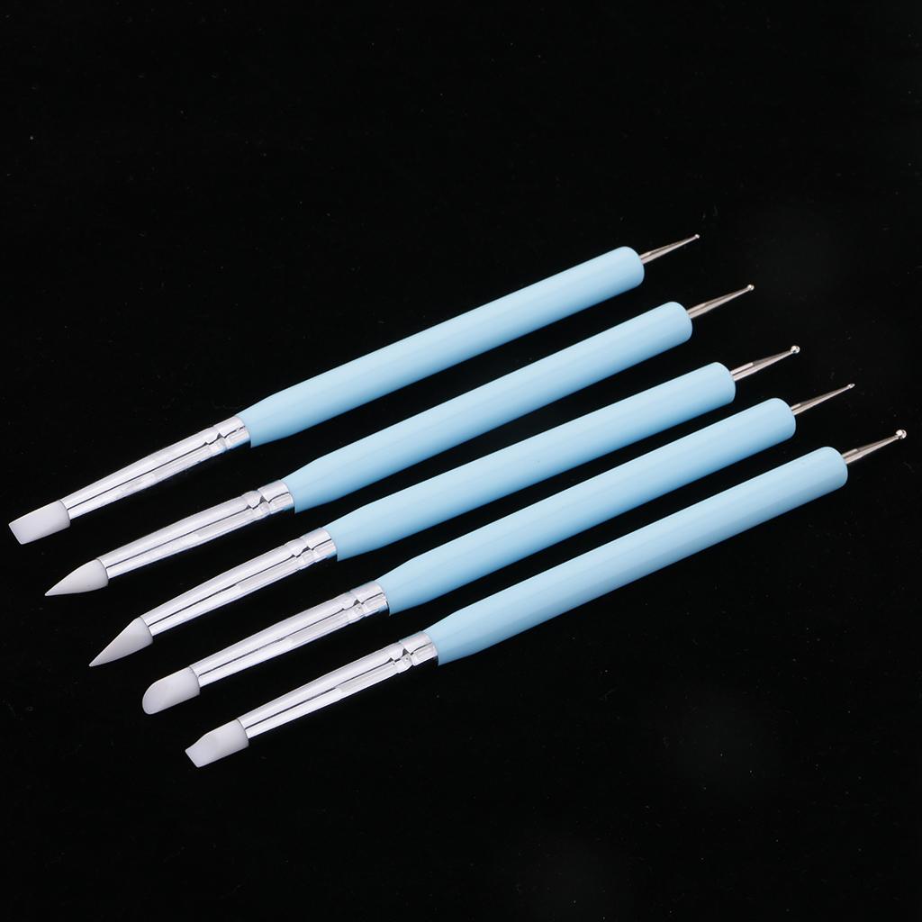 Đa Năng 18 Miếng Polymer Mô Hình Đất Sét Điêu Khắc Dụng Cụ, Dotting Bút Bi Stylus, đồ Gốm Sứ Đất Sét Thụt Vào