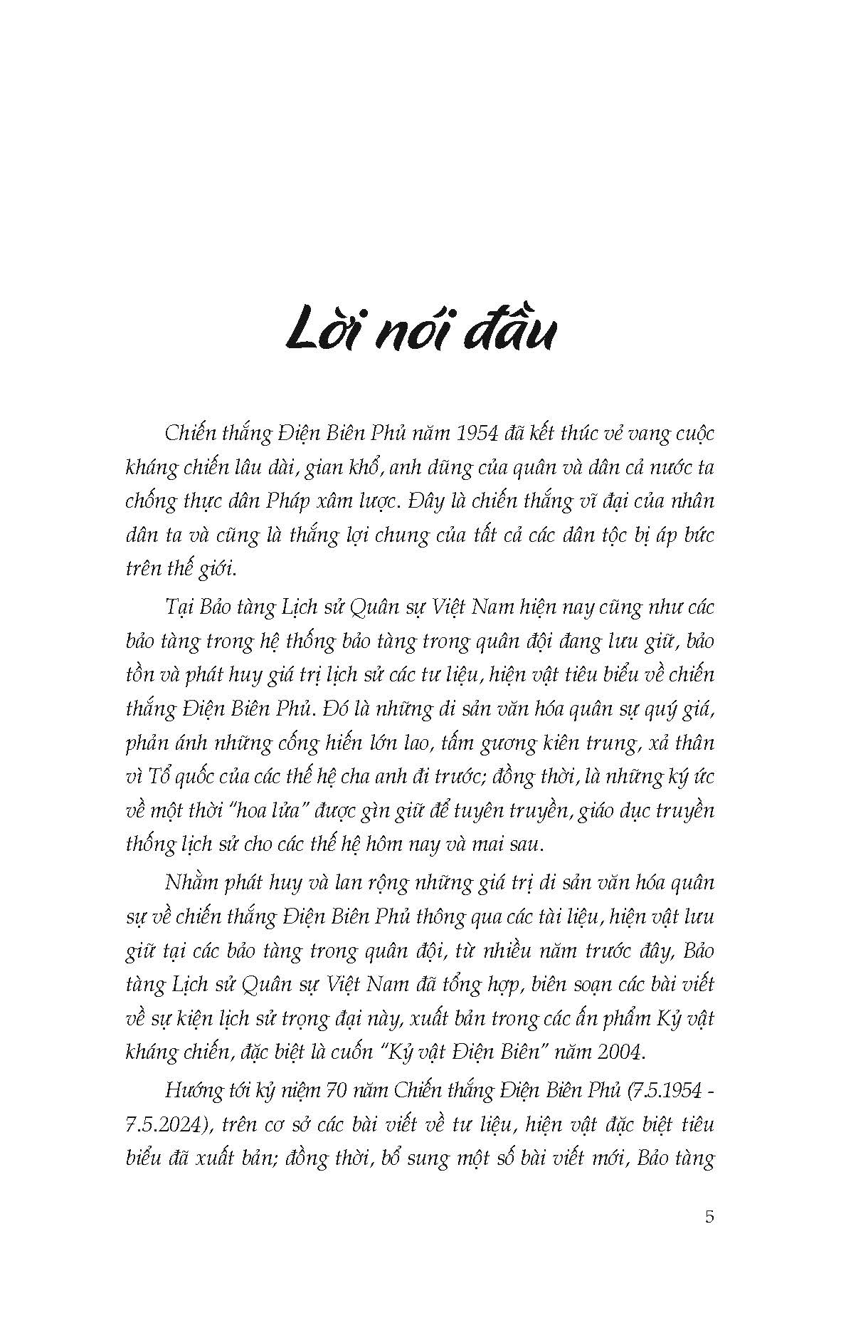 Kỷ Vật Chiến Sĩ Điện Biên
