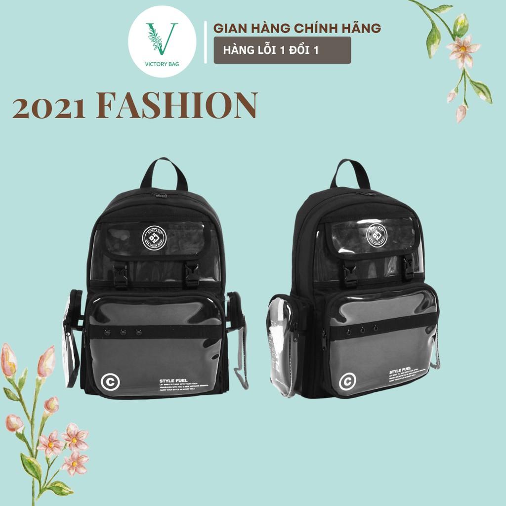Balo Ulzzang Trong Suốt Cỡ Lớn Style Unisex Birdy Bag - SKU:026 -Victory bag Shop