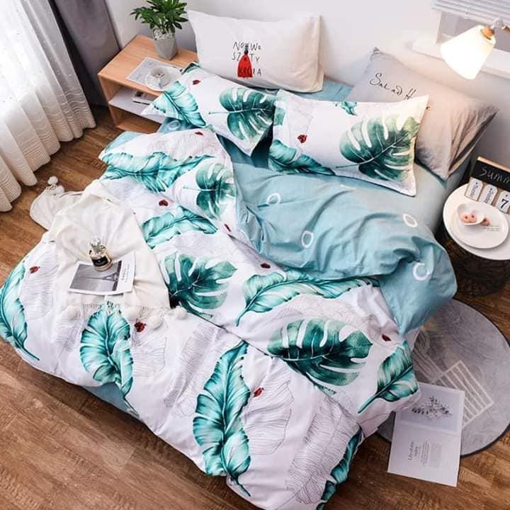 Bộ chăn ga 4 món cotton Poly cao cấp đủ size nhiều mẫu (không kèm ruột) TCA10