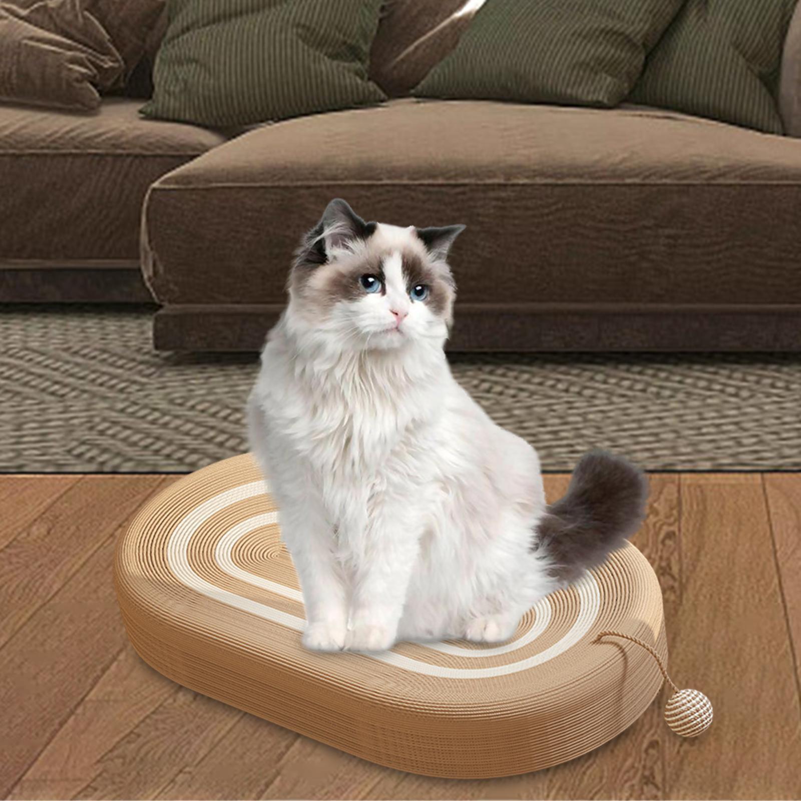 Cat Scratcher Cardboard Play Cat Scratch Pad Bowl for Indoor Training Carpet