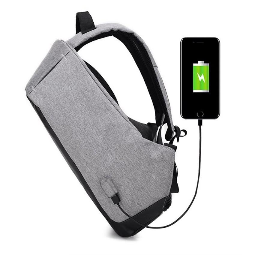 ️️ Ba lô thời trang có cổng sạc USB 208200
