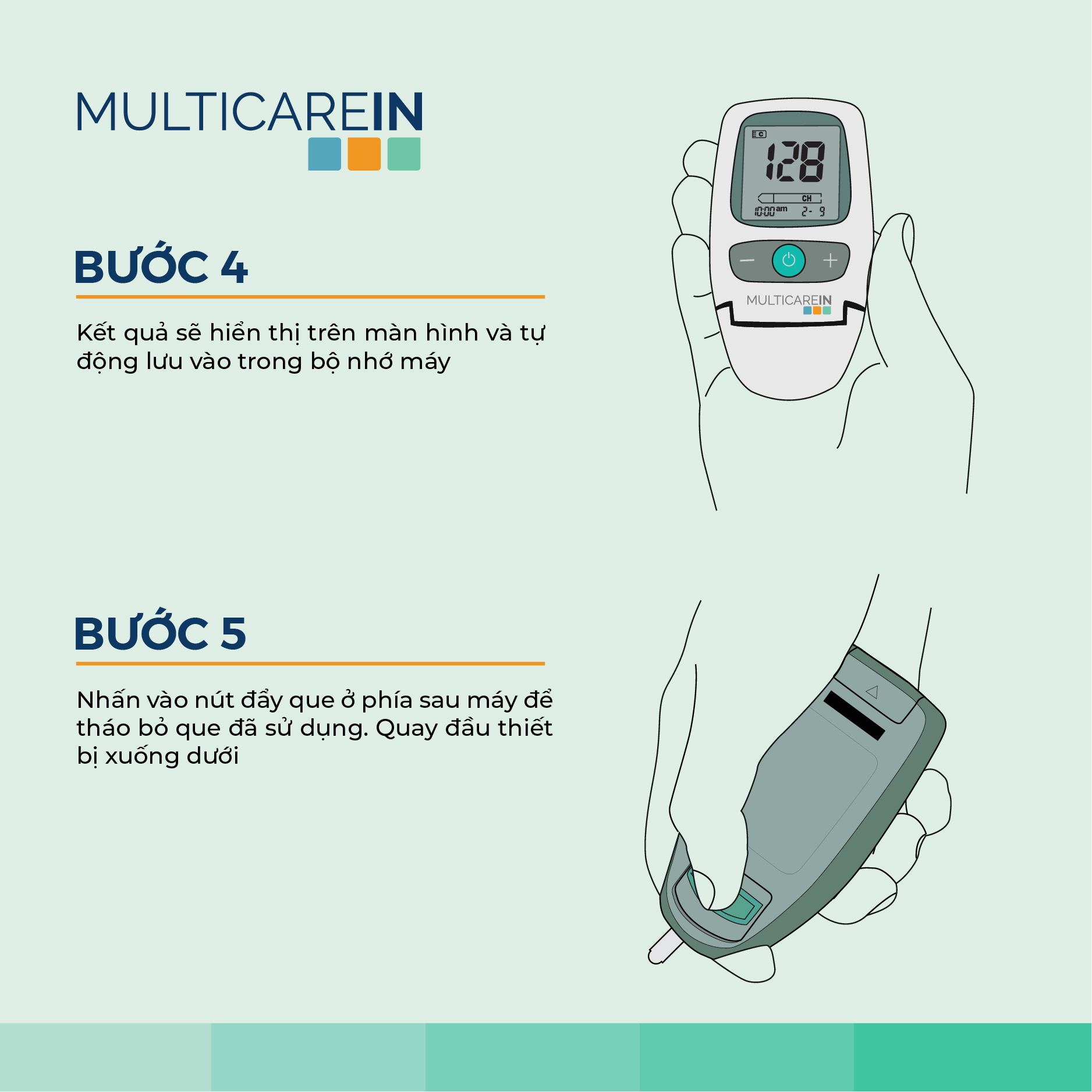 Máy đo đường huyết MultiCare-In đa chức năng 3 in 1