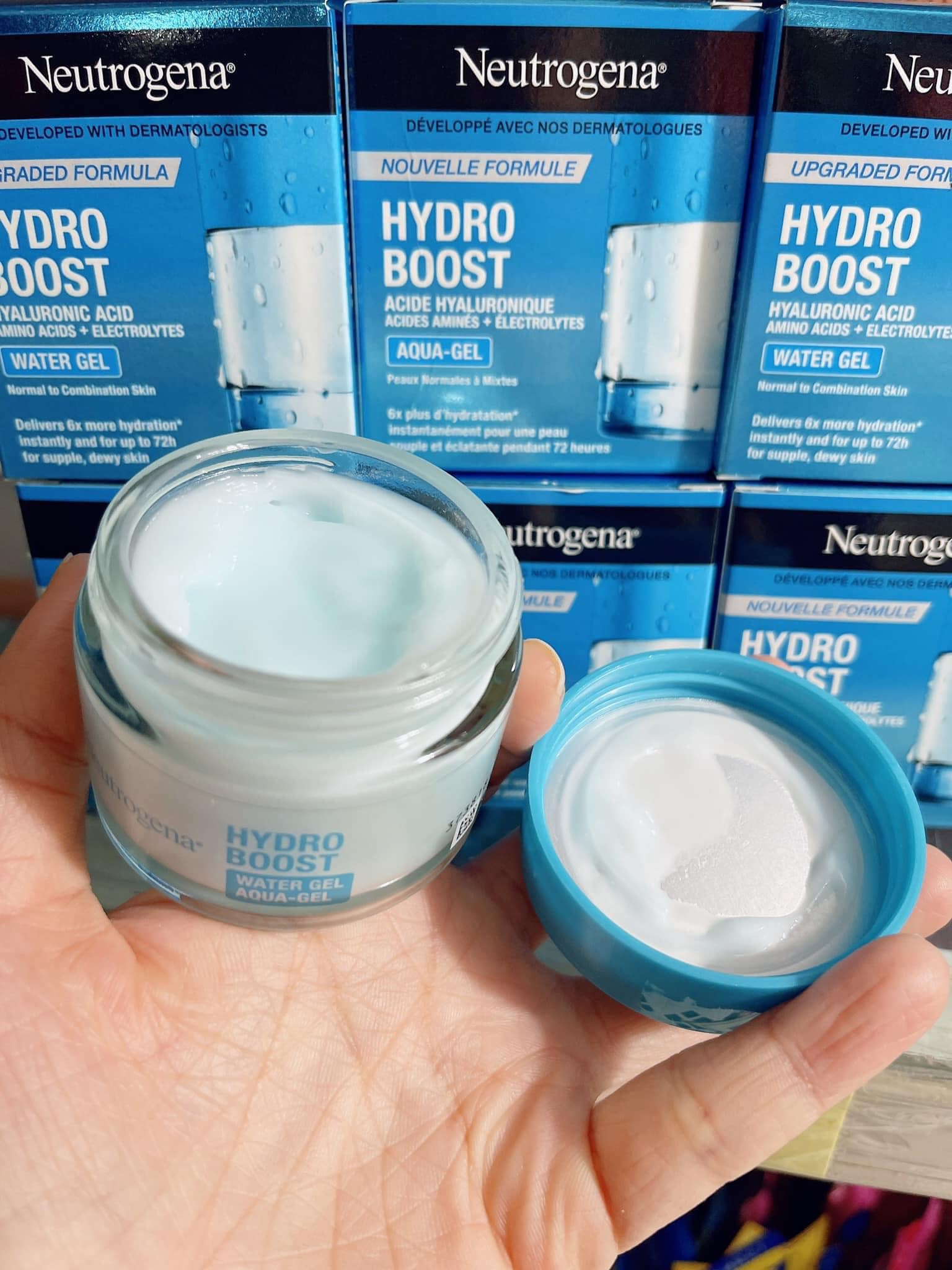 Gel Dưỡng Ẩm Neutrogena Hydro Boost Water Gel, Aqua Gel và Gel Creme