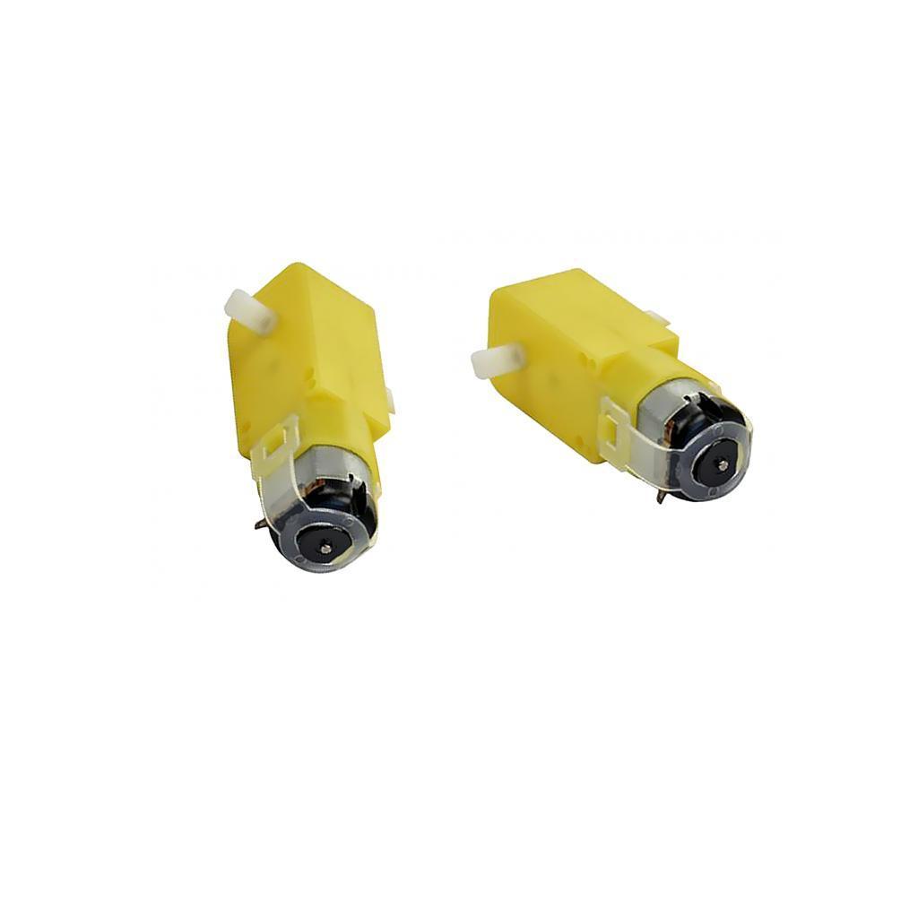 40 Pieces DC Geared Motor, 3-6V TT Gear Motor, Motor Support/Bracket for  DIY Robot Smart Car Robot Tool Chassis