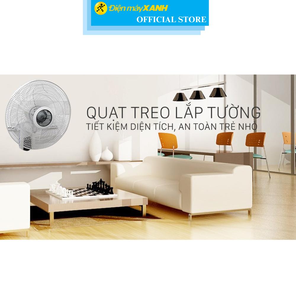 Quạt treo tường Midea 3 cánh FW40 7JR 55W - Hàng Chính Hãng