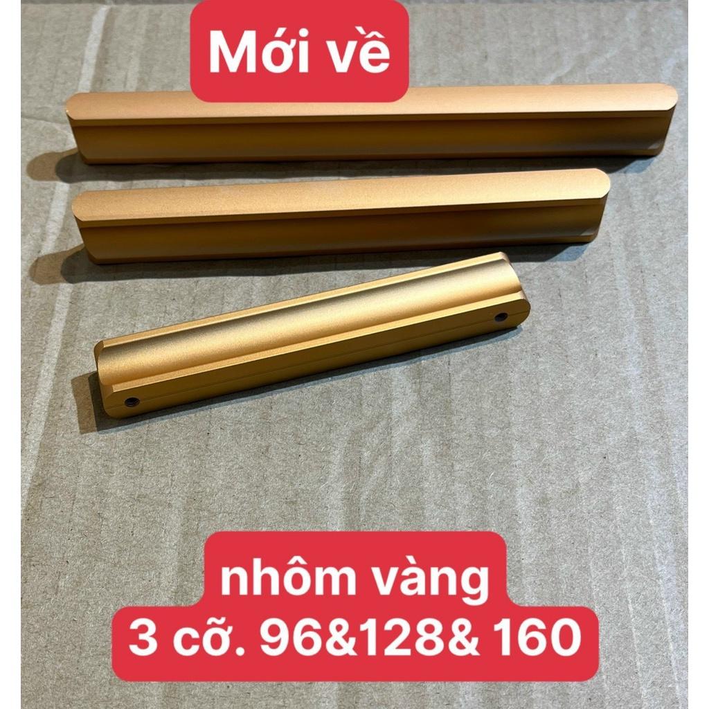 Tay nắm cửa tủ cao cấp bằng nhôm vàng - Tay nắm tủ bằng nhôm