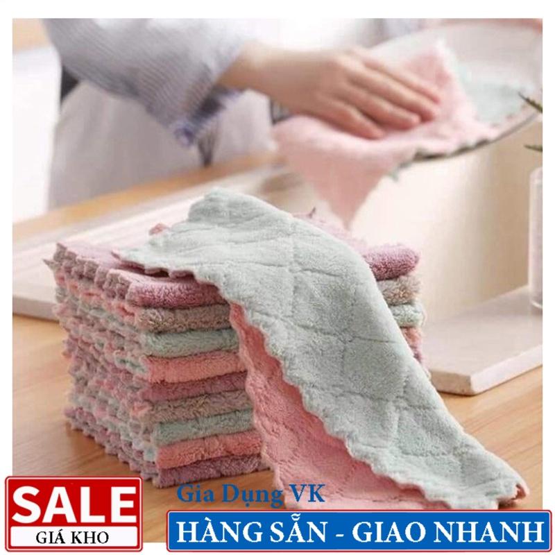 Khăn Lau Bếp Vệ Sinh Đa Năng 2 Mặt Siêu Thấm