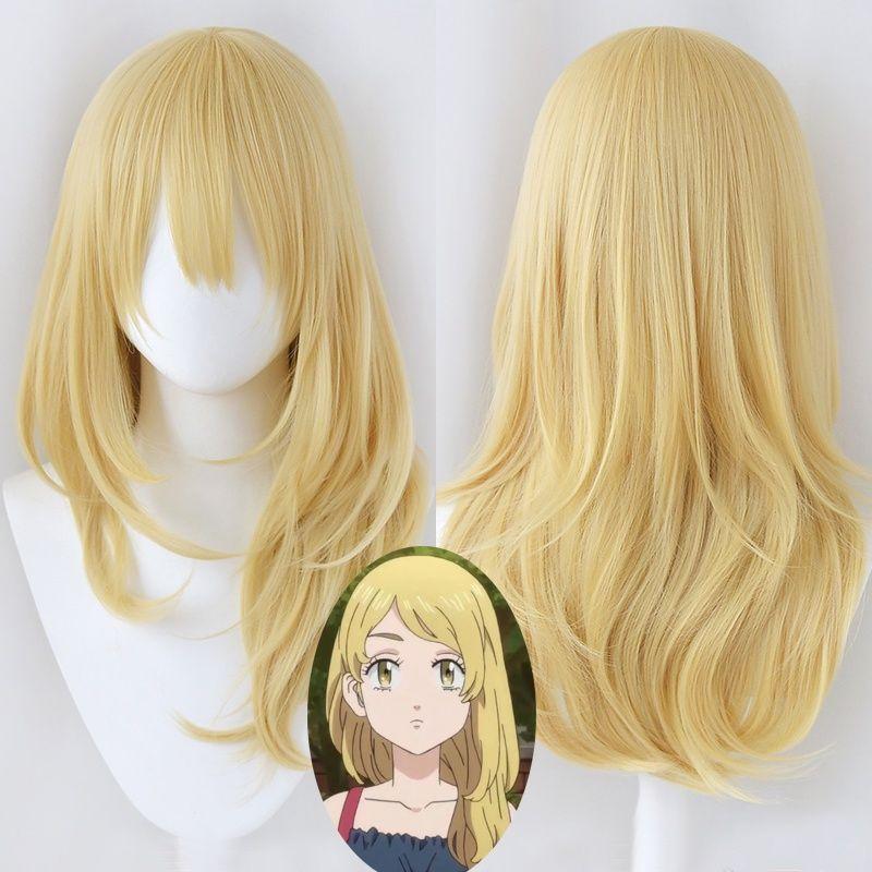 [Sẵn] Wig/tóc giả Emma Sano - Tokyo Revengers màu vàng [Miu Cosplay