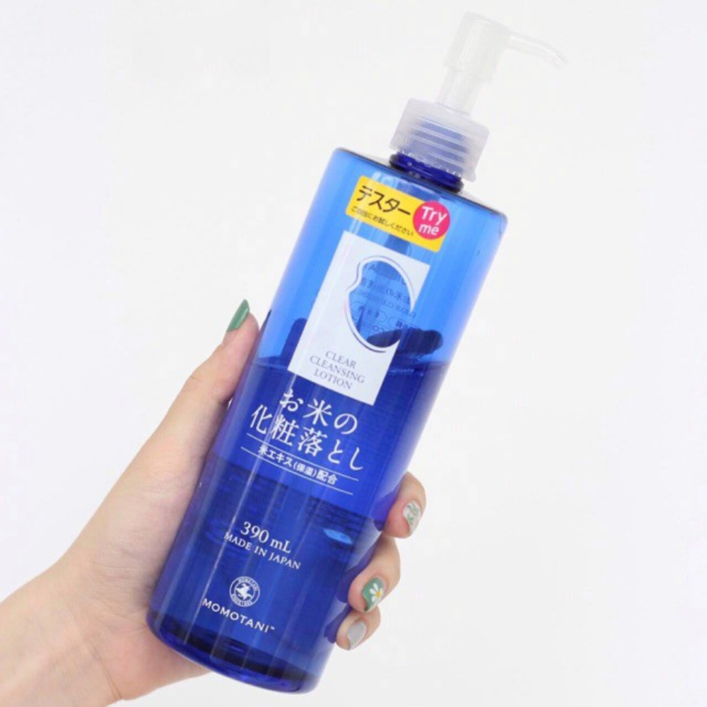 Nước tẩy trang MOMOTANI White Moisture Clear Cleasing Lotion 390ml