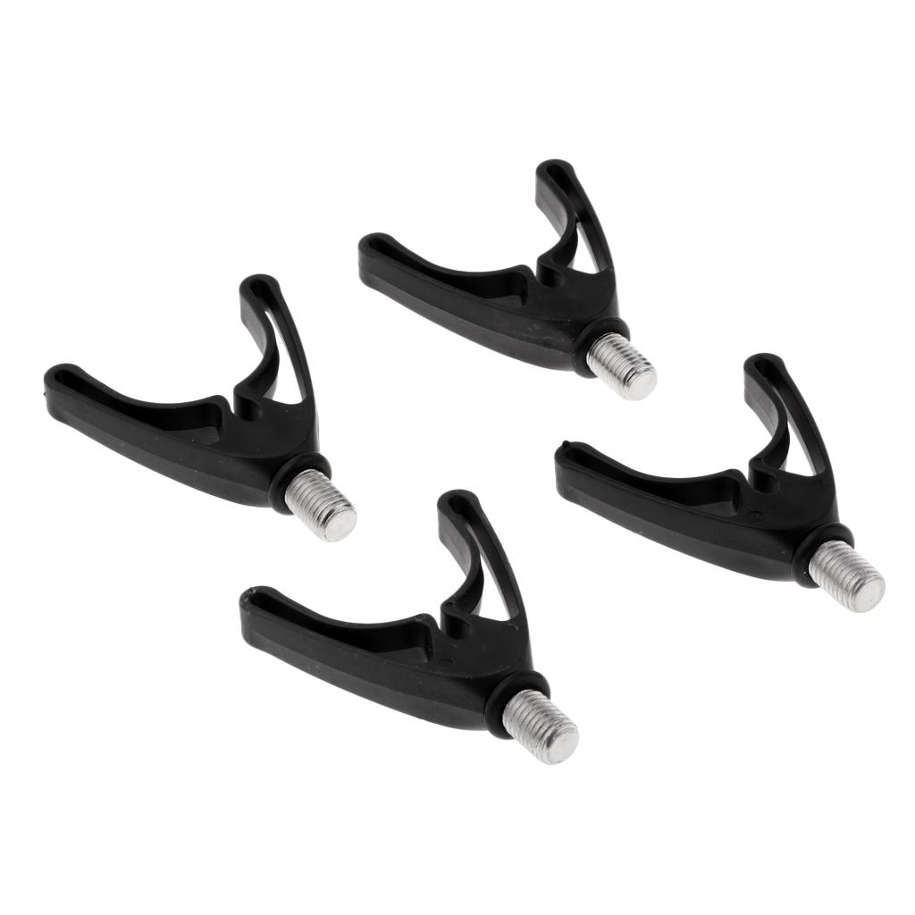 4pcs Fishing Rod Butt Rests for Carp Fishing Rod Pod Bank Sticks Buzz Bars