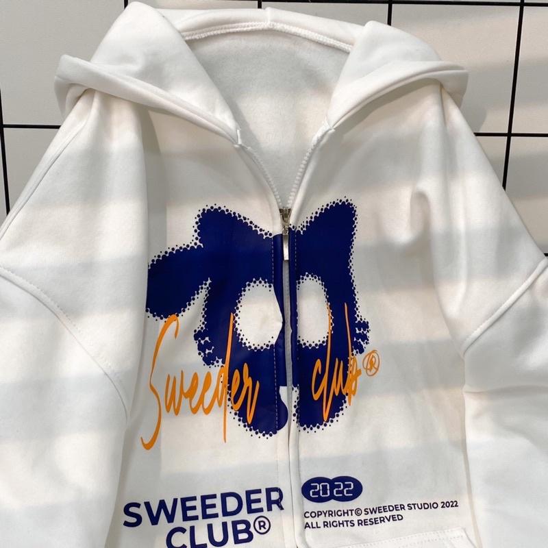 Áo Khoác Hoodie Form Rộng Phối Zip Unisex CAT Vải Nỉ Bông Dày Dặn- More Simple