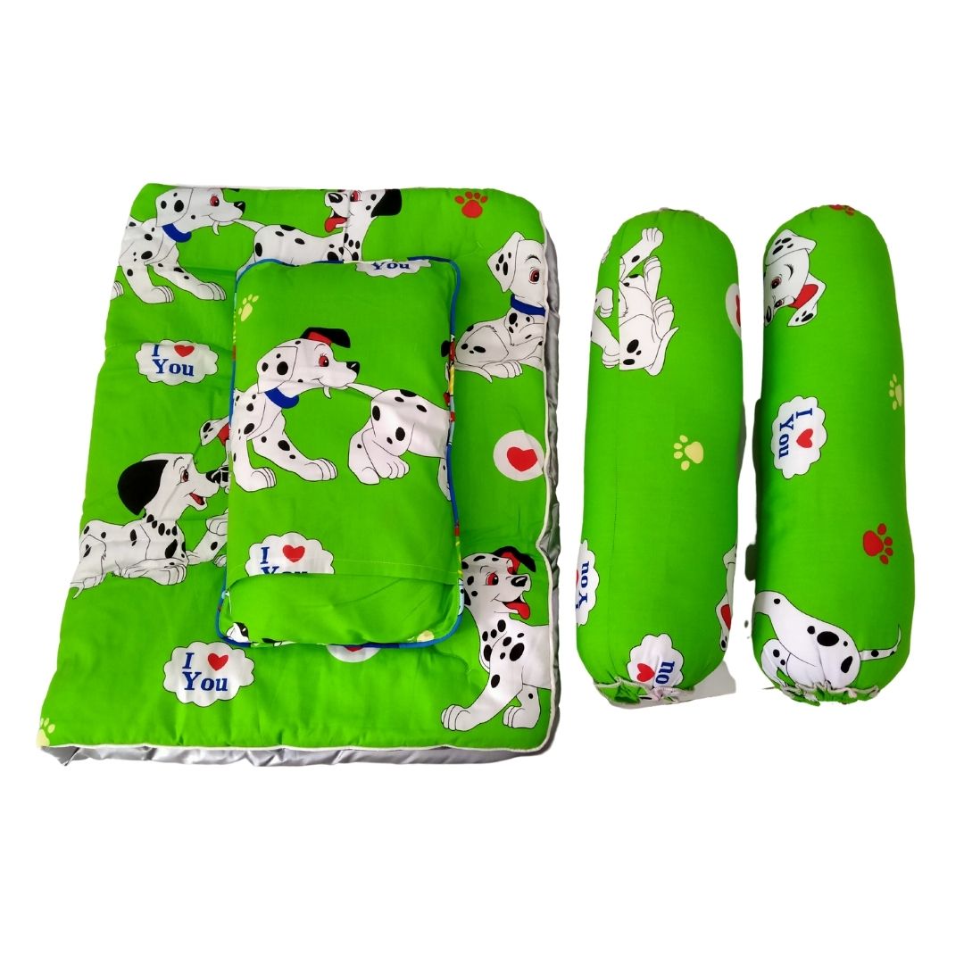 Nệm Gối Cho Bé Sơ Sinh Cotton - Họa tiết Puppy