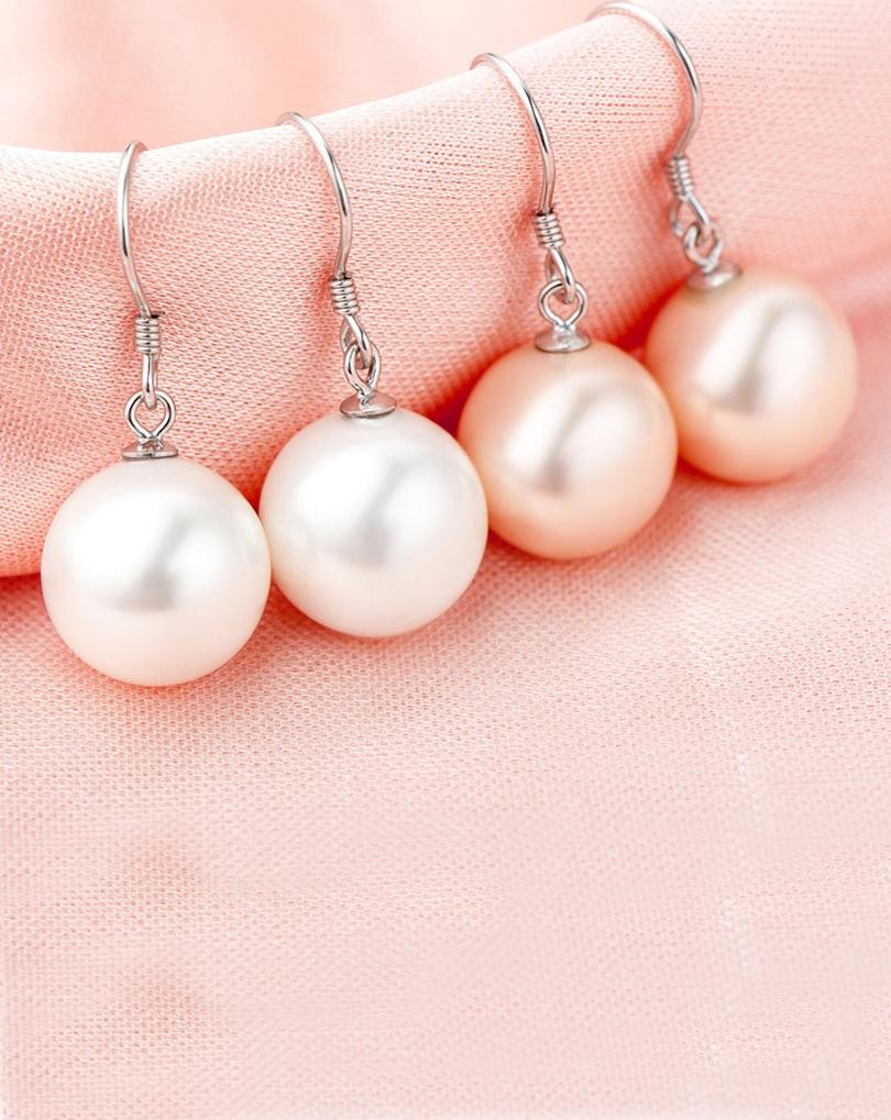 Bông tai móc câu ngọc trai nhẹ nhàng thanh lịch - 01 đôi