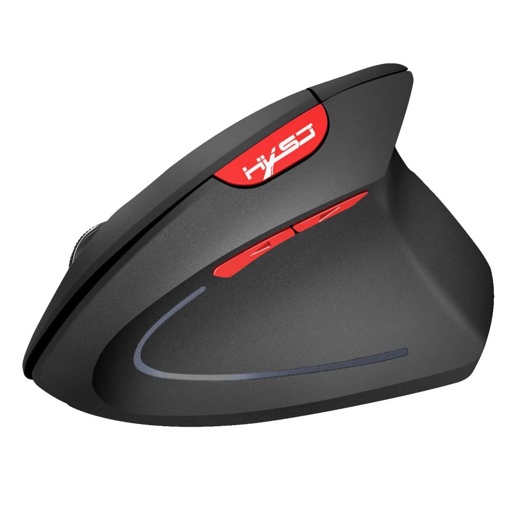 2.4G Ergonomic Optical Wireless Mouse 800/1600/2400DPI Healthy Vertical Mice with Receiver