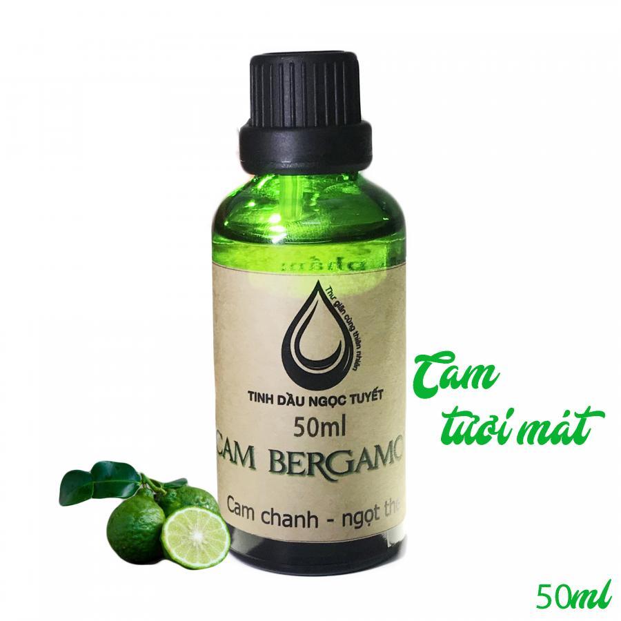 Combo 2 chai tinh dâu cam begamot tươi mát ngọt the Ngọc Tuyết 50mlx30ml