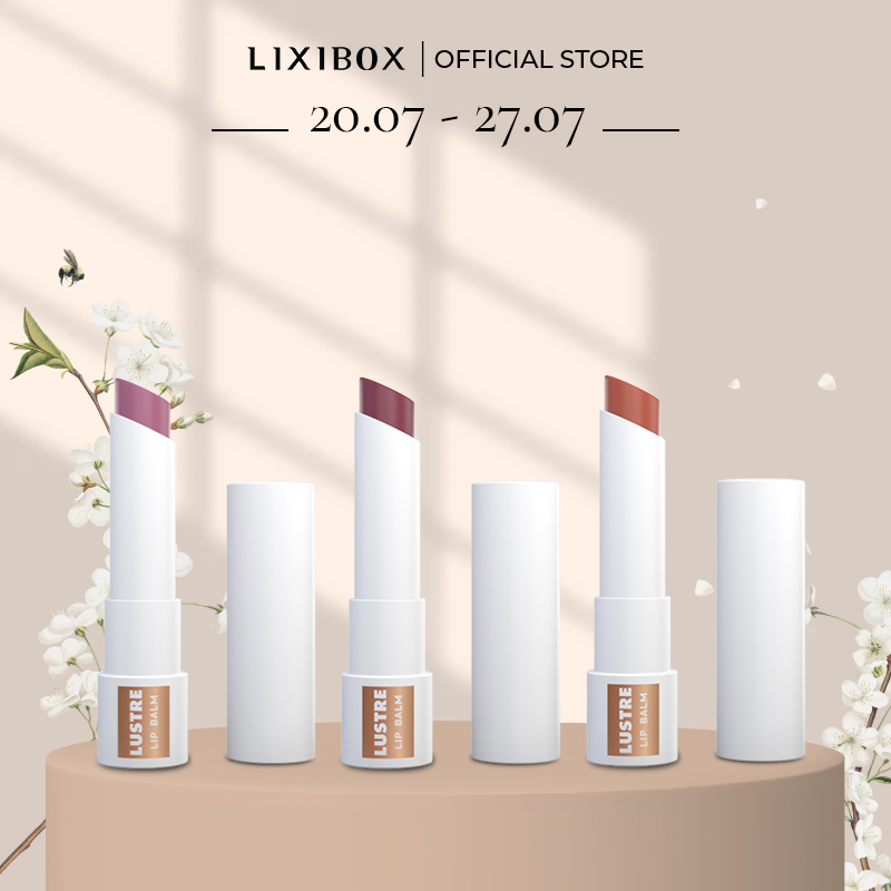 Combo 3 Son Dưỡng Có Màu Lustre Tinted Lip Balm - 2.9gr