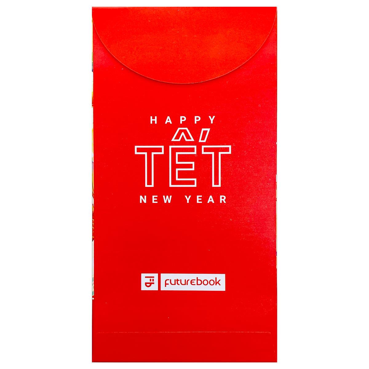 Bộ 5 Bao Lì Xì Tết Bính Ngọ 2026 - Tết Đoàn Viên - futurebook L188 - Xuân Sum Họp