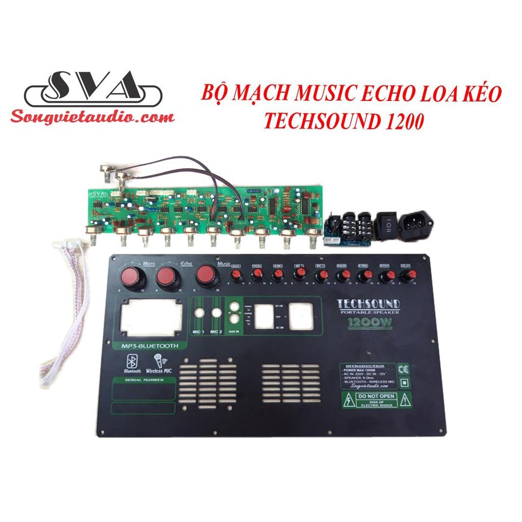 BỘ MẠCH MUSIC LOA KÉO 2 KÊNH TECHSOUND 1200