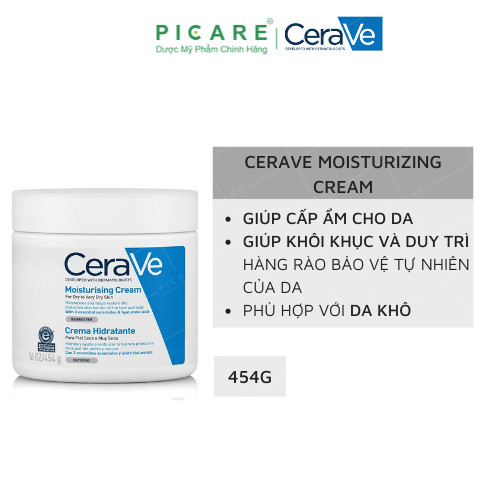 Kem Dưỡng Ẩm Cho Da Khô Cerave Moisturising Cream 454G