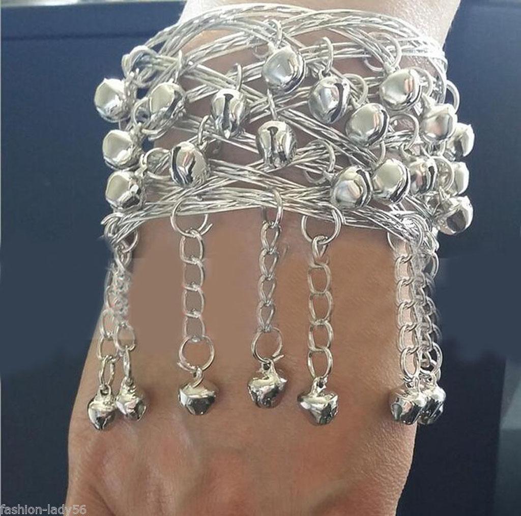 Ethnic Bell Tassels Armlet Upper Arm Cuff Armband Bracelet Jewelry