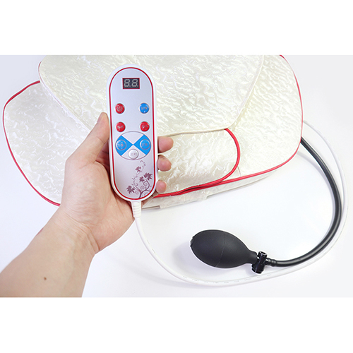 Máy massage  cổ vai gáy YIJIA YJ-303 - Hỗ trợ trị đau nhức mỏi cổ với công nghệ mát xa xoay dây ấn, nhiệt hồng hồng ngoại và túi khí nâng cổ