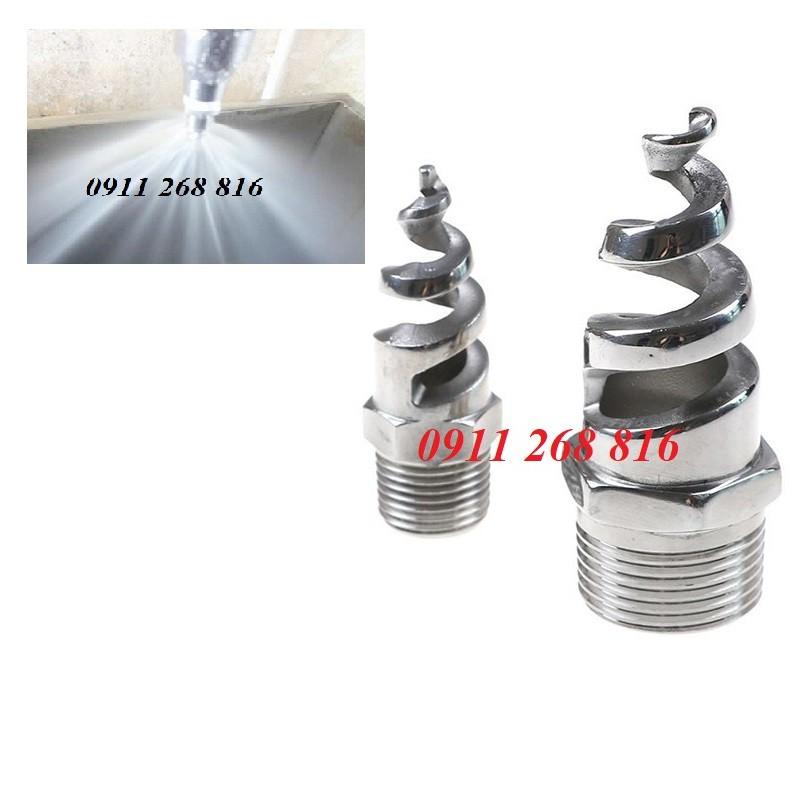 Đầu phun xòe dạng xoắn ốc phi 27mm - 34mm