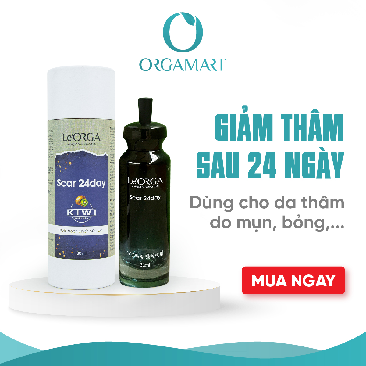 Serum Làm Mờ Thâm Sẹo và Sáng Da - LE’ORGA SCAR 24DAY 30 ml