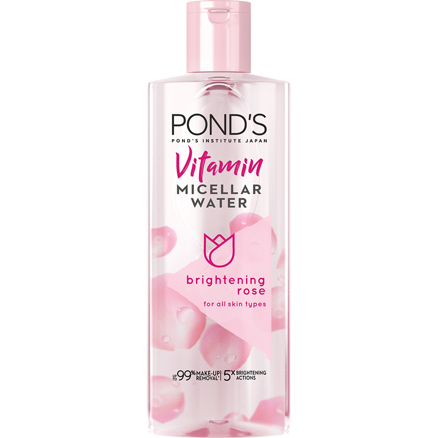 Nước tẩy trang Vitamin và hoa hồng sáng da Pond's Micellar Water 400ml