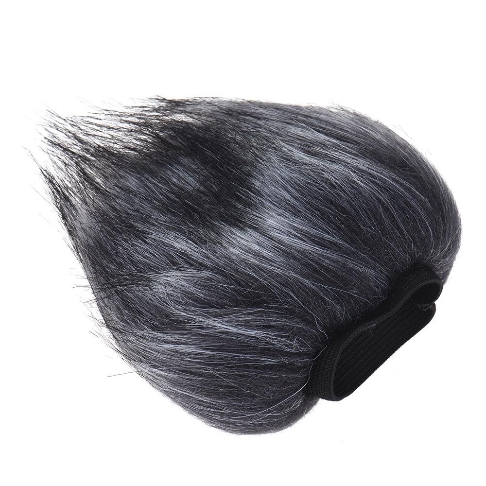 Kính chắn gió micrô ngoài trời có lông vũ EY-M23 kích thước 12cm * 12cm cho Zoom H1 H2N H4N Pro H6