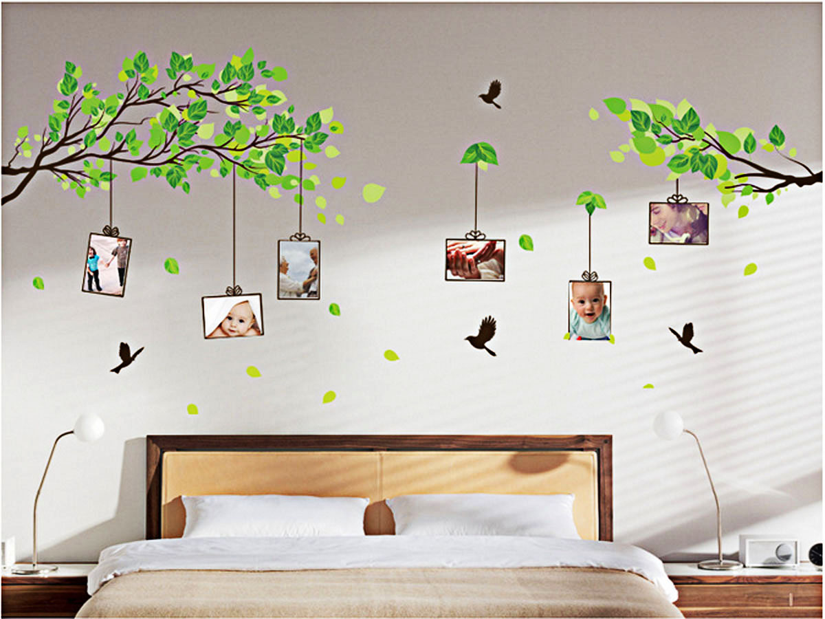 Decal dán tường - Cây khung ảnh AM914