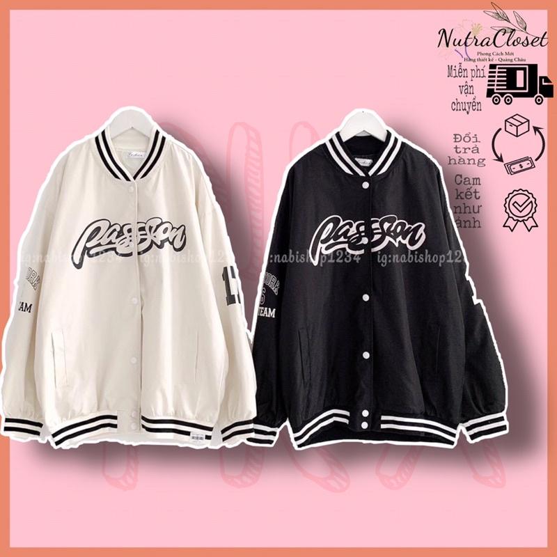 Áo khoác bomber bóng chày dù 2 lớp lót das unisex ulzzang nam nữ