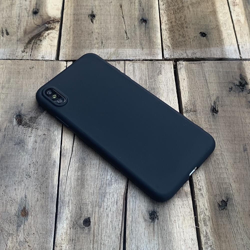 Ốp lưng dẻo mỏng dành cho iPhone XS Max - Màu đen