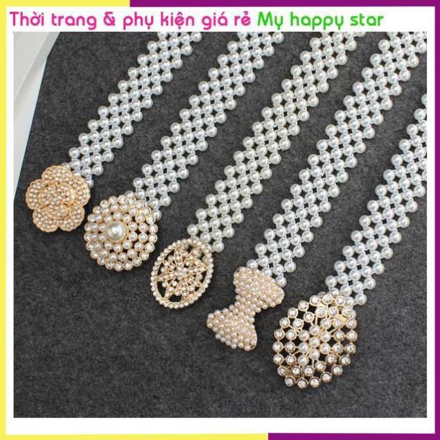 Bộ sưu tập thắt lưng đính hạt bản to Vintage mẫu mới